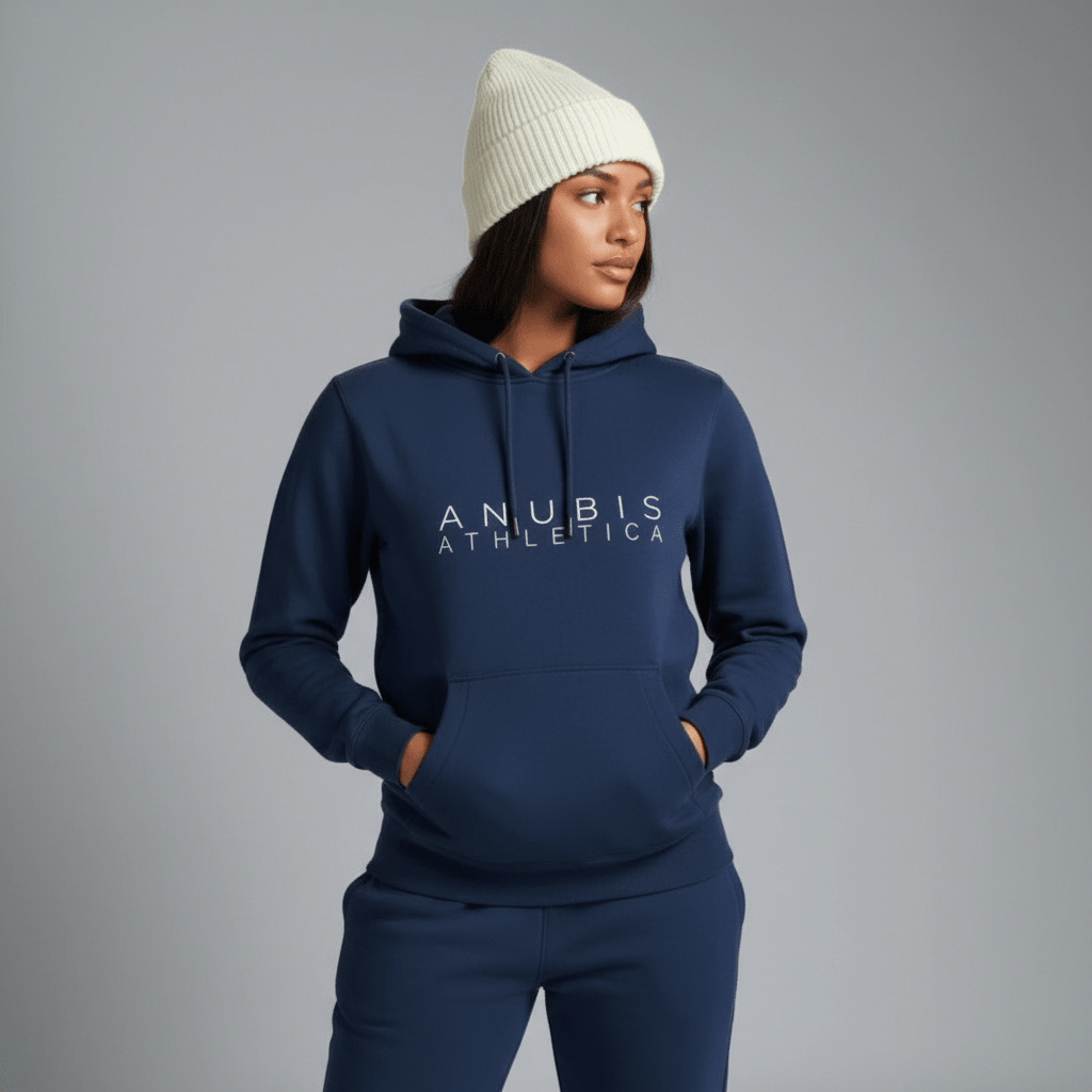 Organic Cotton Heavyweight Pullover – Azurite Blue
