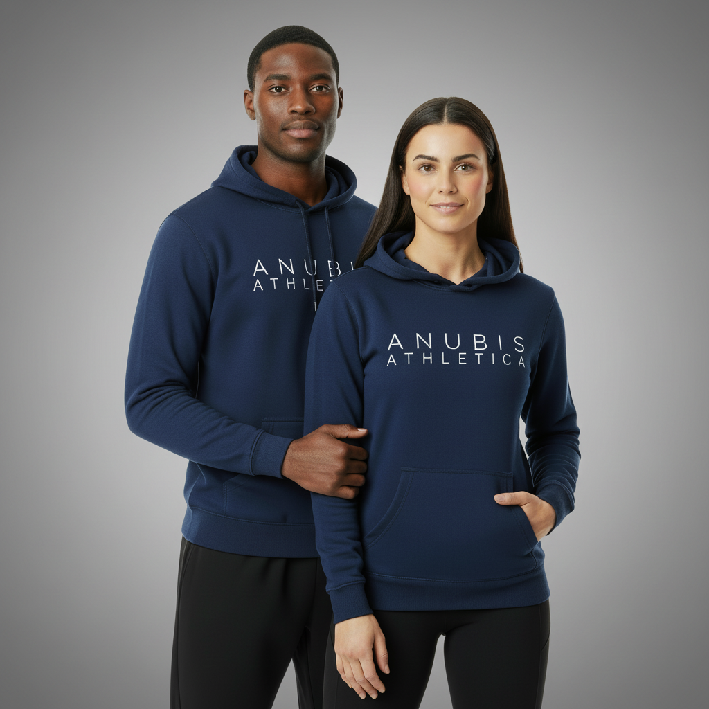 Organic Cotton Heavyweight Pullover – Azurite Blue
