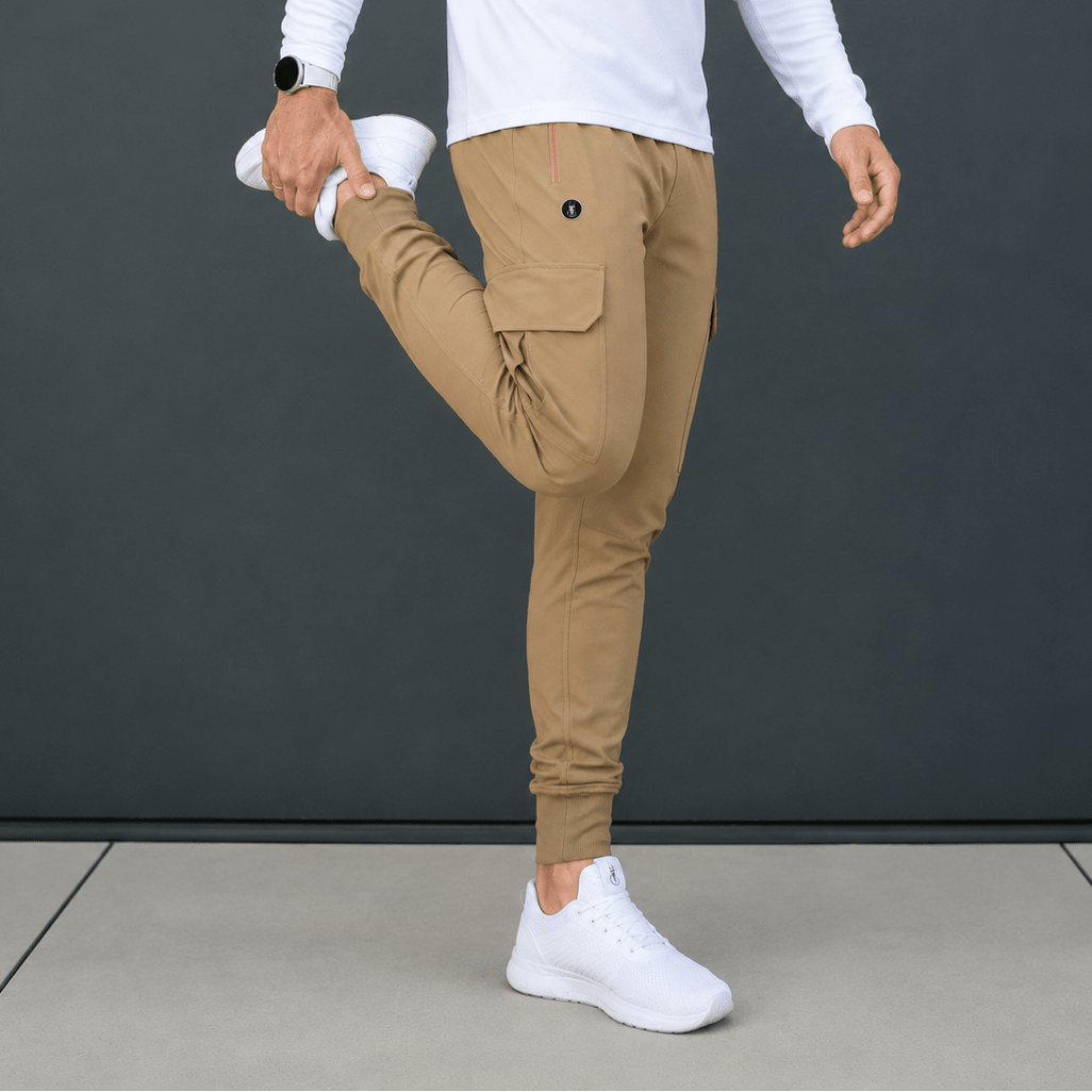 Men’s Khaki Urban Flex Cargo Joggers