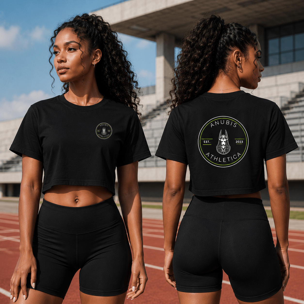 Anubis Women's Core Crop | Malachite