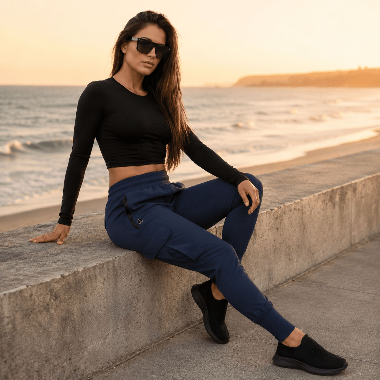 Women’s Navy Urban Flex Cargo Joggers
