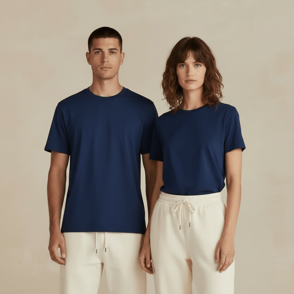 Azurite Blue Unisex Supima® Cotton Tee