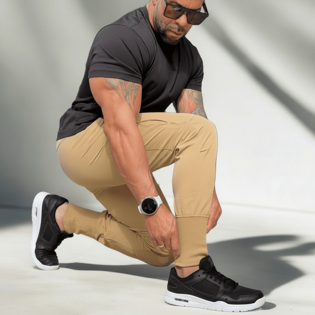 Unisex Urban Flex Cargo Joggers Khaki