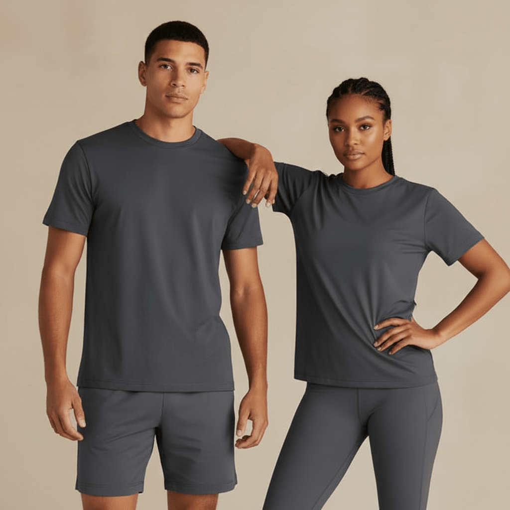 Obsidian Grey Unisex Supima® Cotton Tee