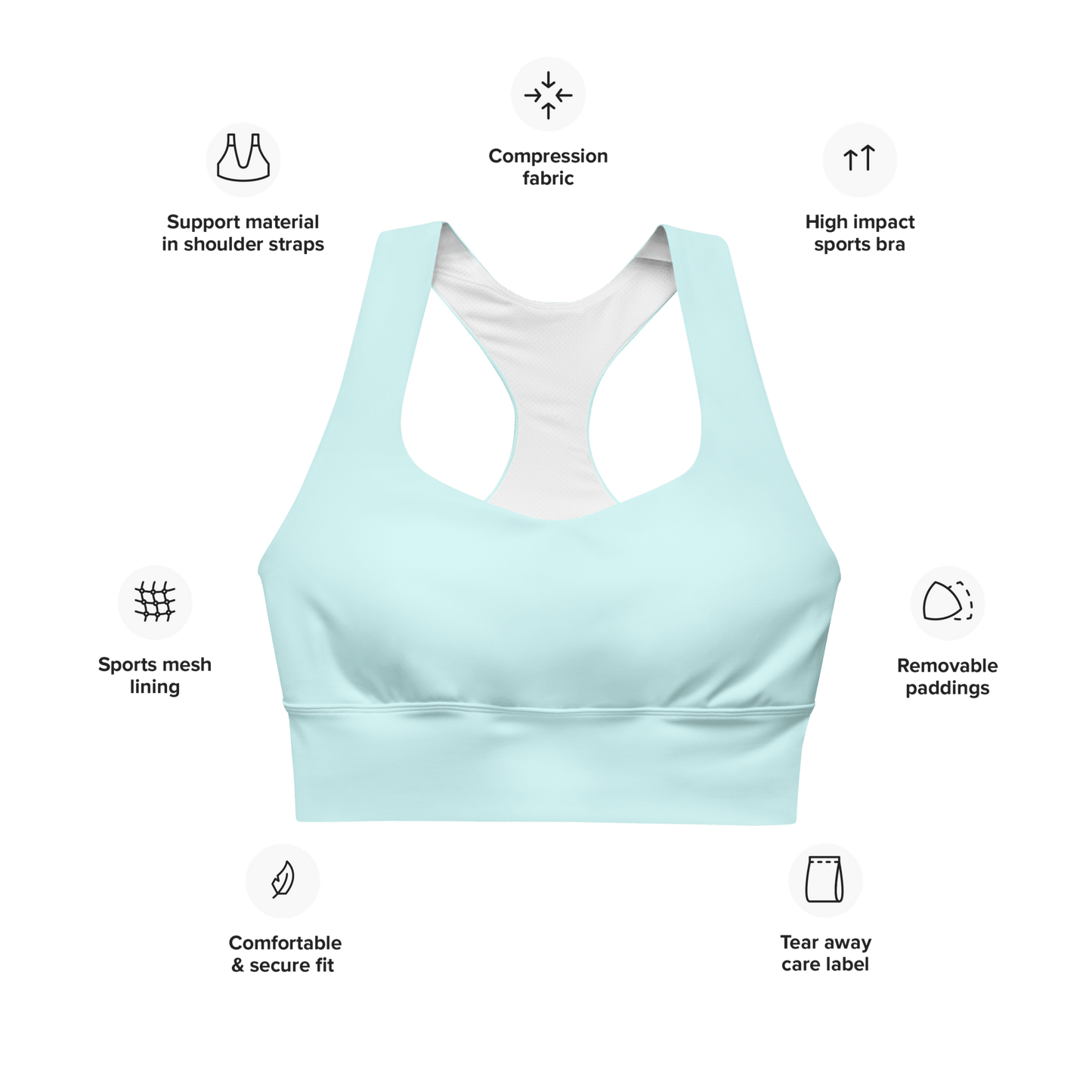 Endurance Sports Bra Mint