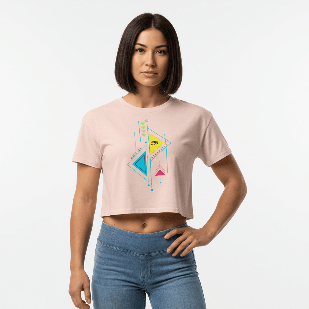 Women’s Retro 80's Crop Top