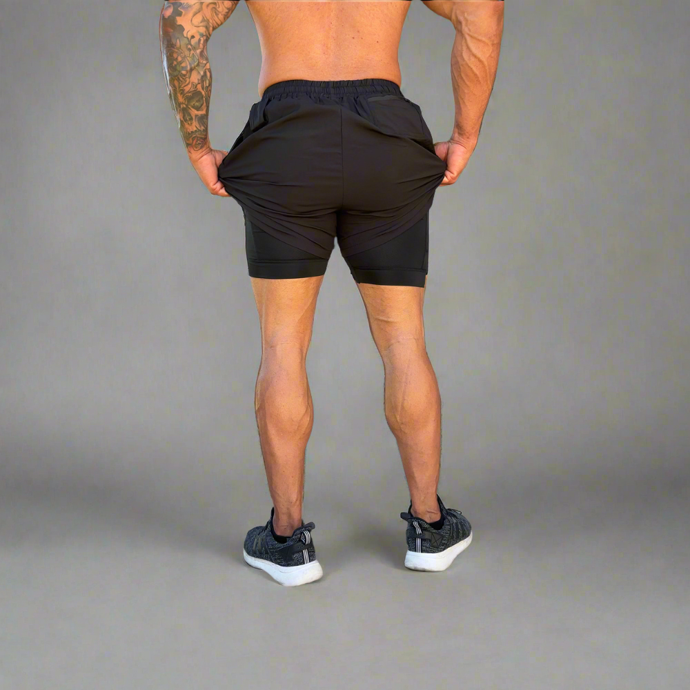 Guardian Double-Layer Training Shorts
