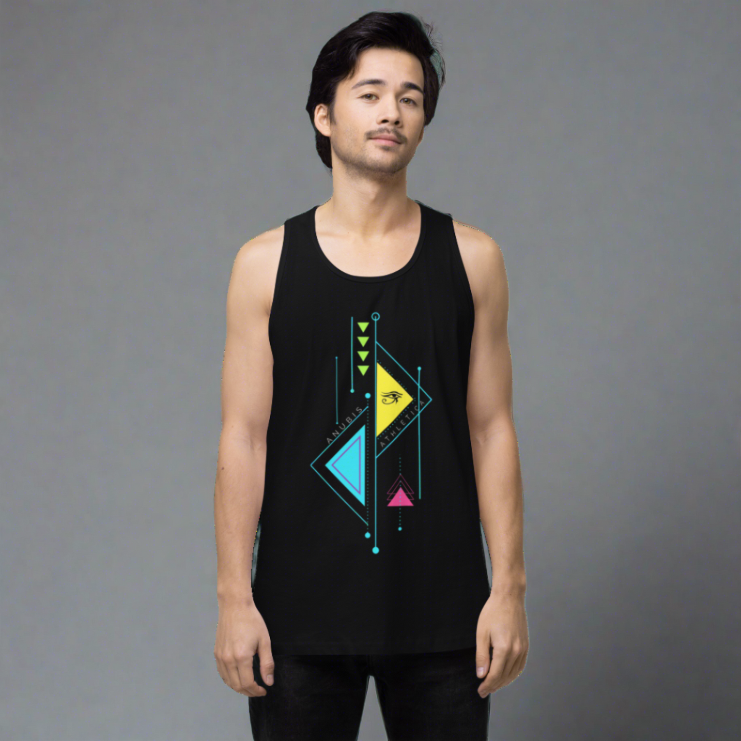 Men’s Premium Retro 80's Tank Top