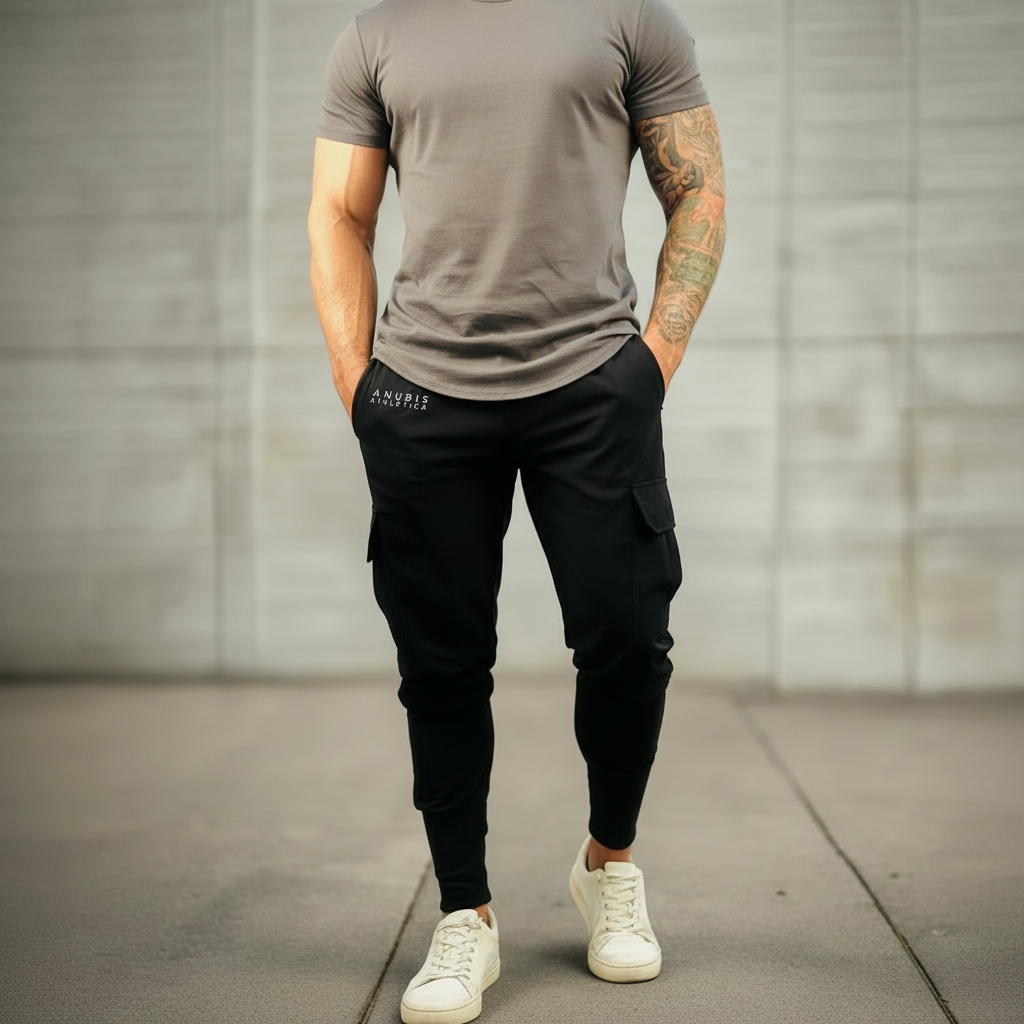 Unisex Urban Flex Cargo Joggers Black