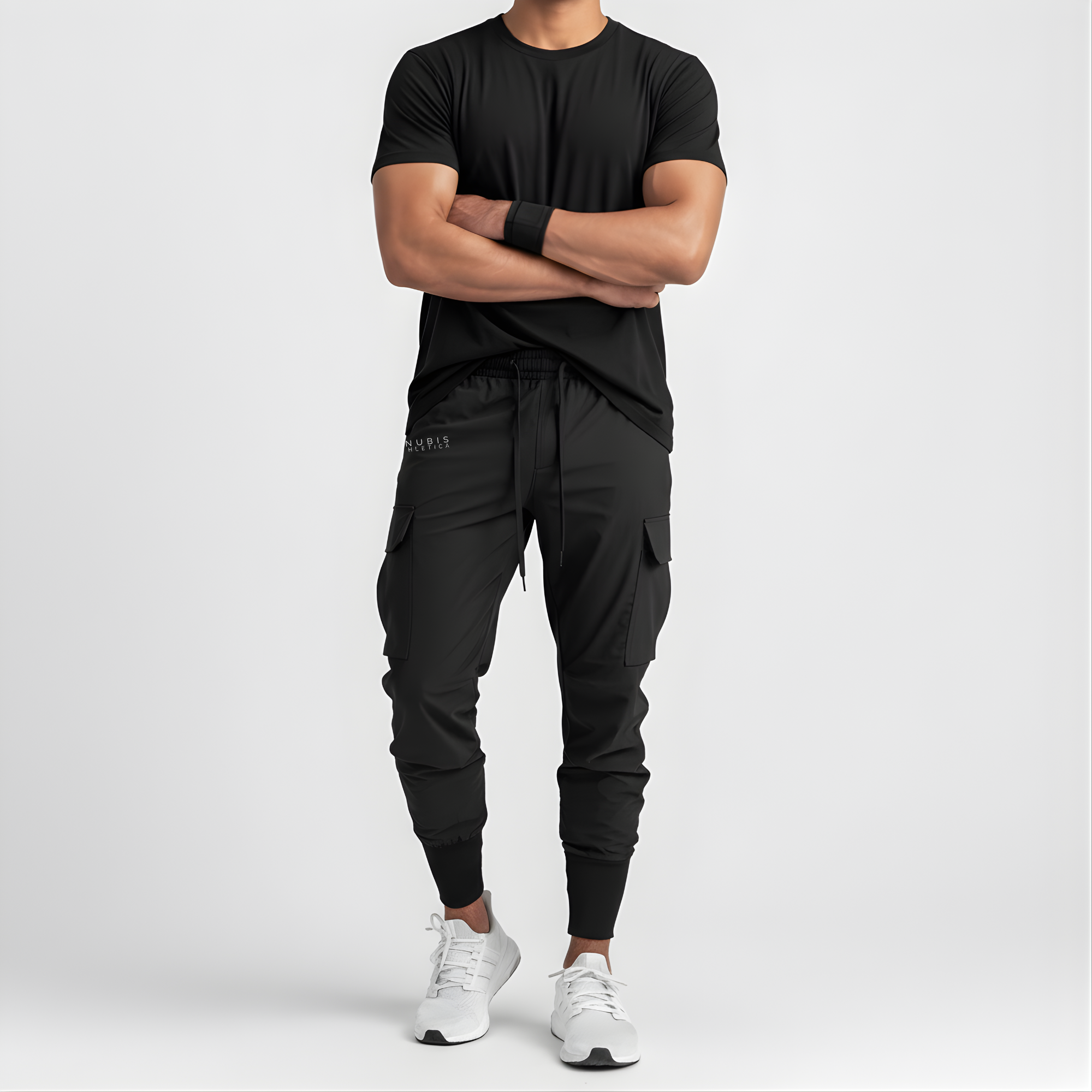 Unisex Urban Flex Cargo Joggers Black