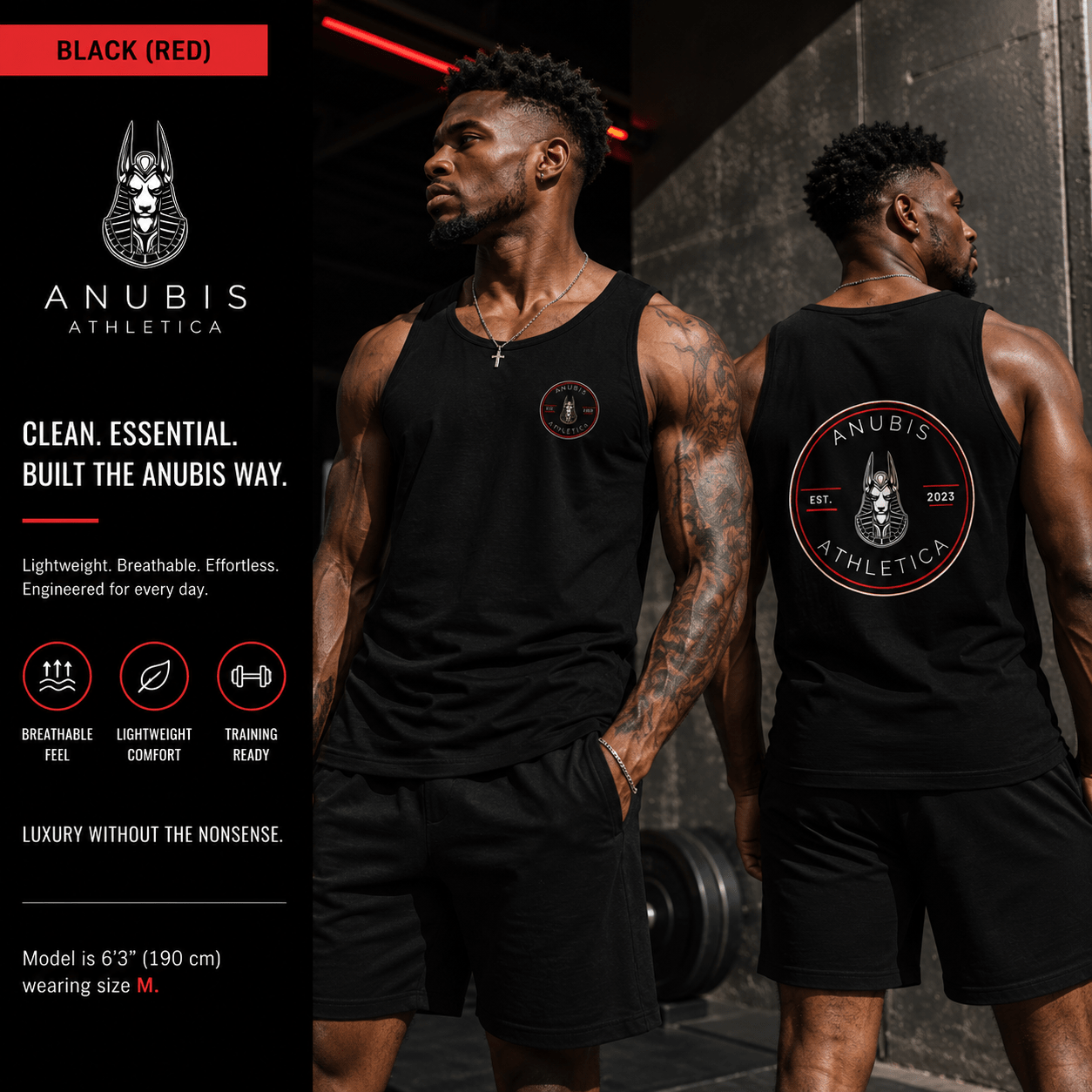 Anubis Core Tank | Carnelian