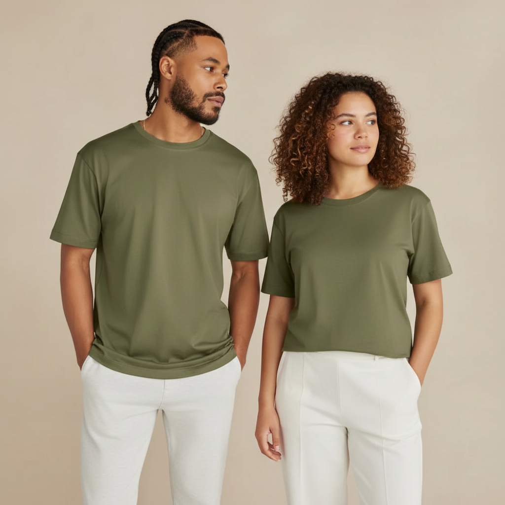 Emerald Green Unisex Supima® Cotton Tee