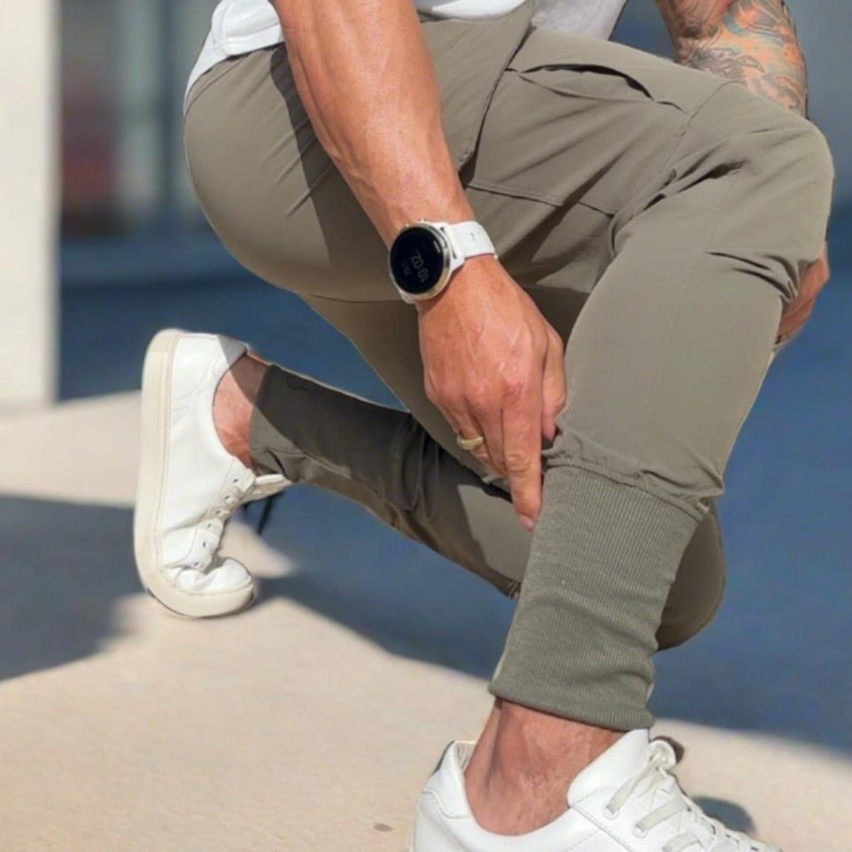 Unisex Urban Flex Cargo Joggers Military Green