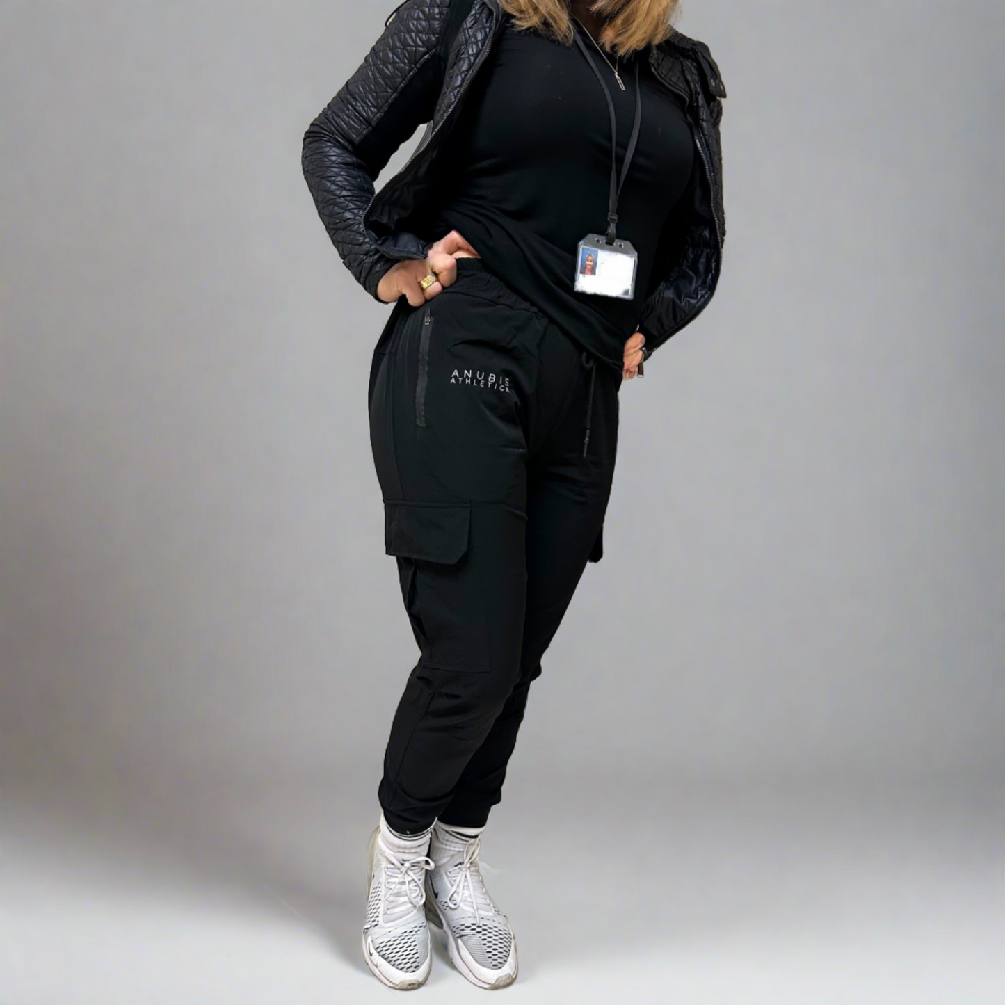 Unisex Urban Flex Cargo Joggers Black Women's