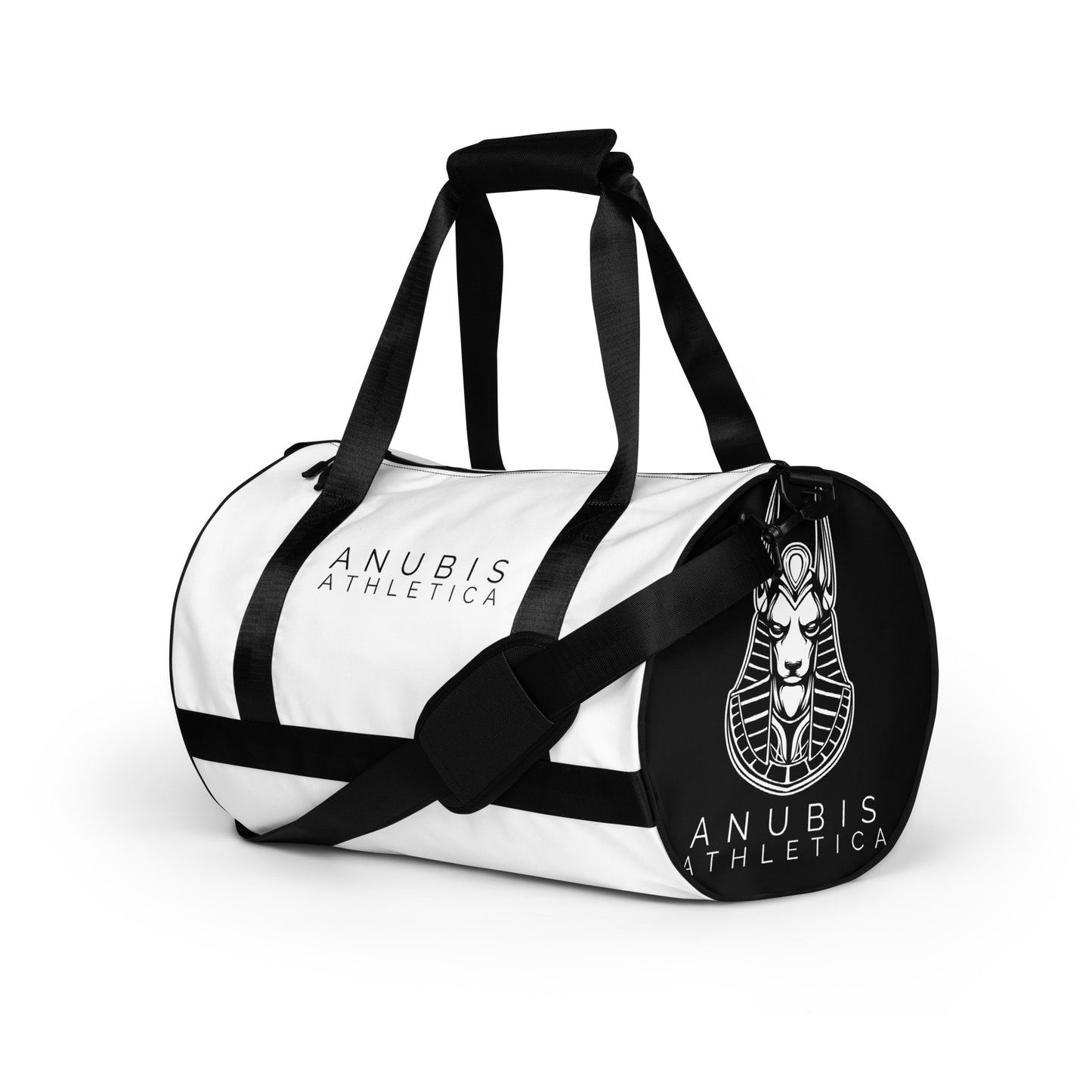 Medium sized white gym bag