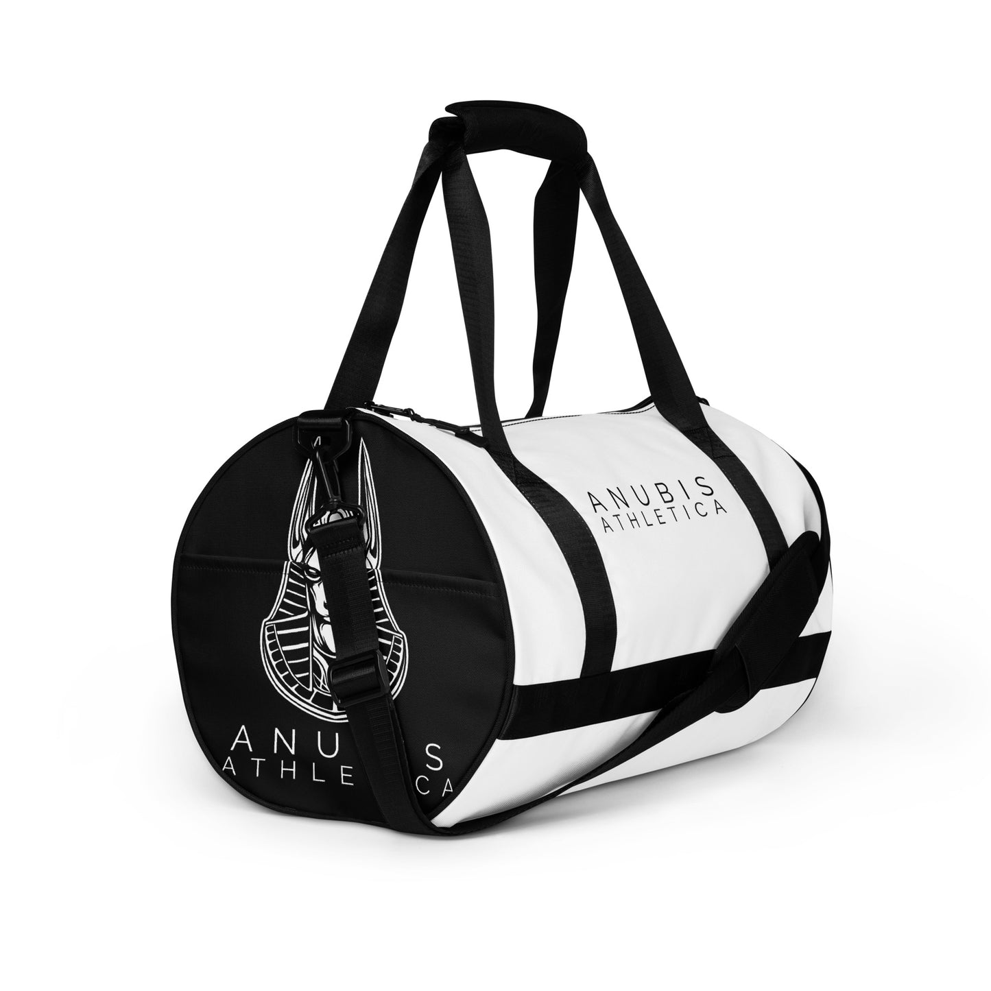 Medium sized white gym bag