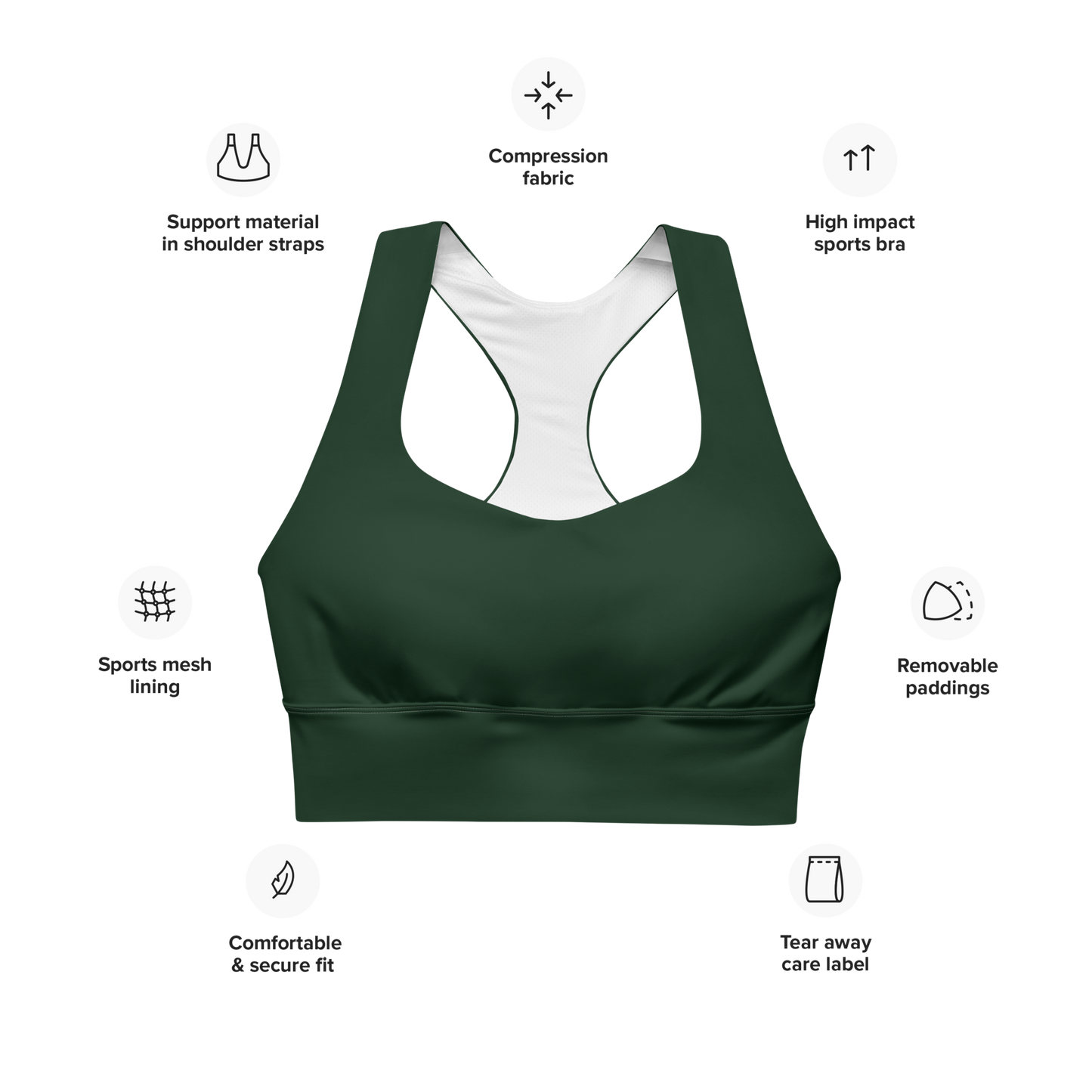 Endurance Sports Bra Pine