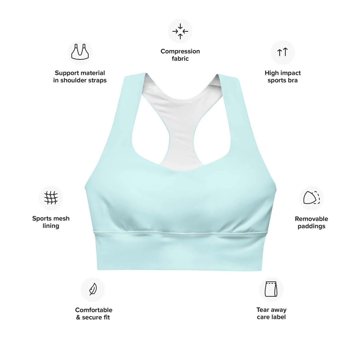 Endurance Sports Bra Mint