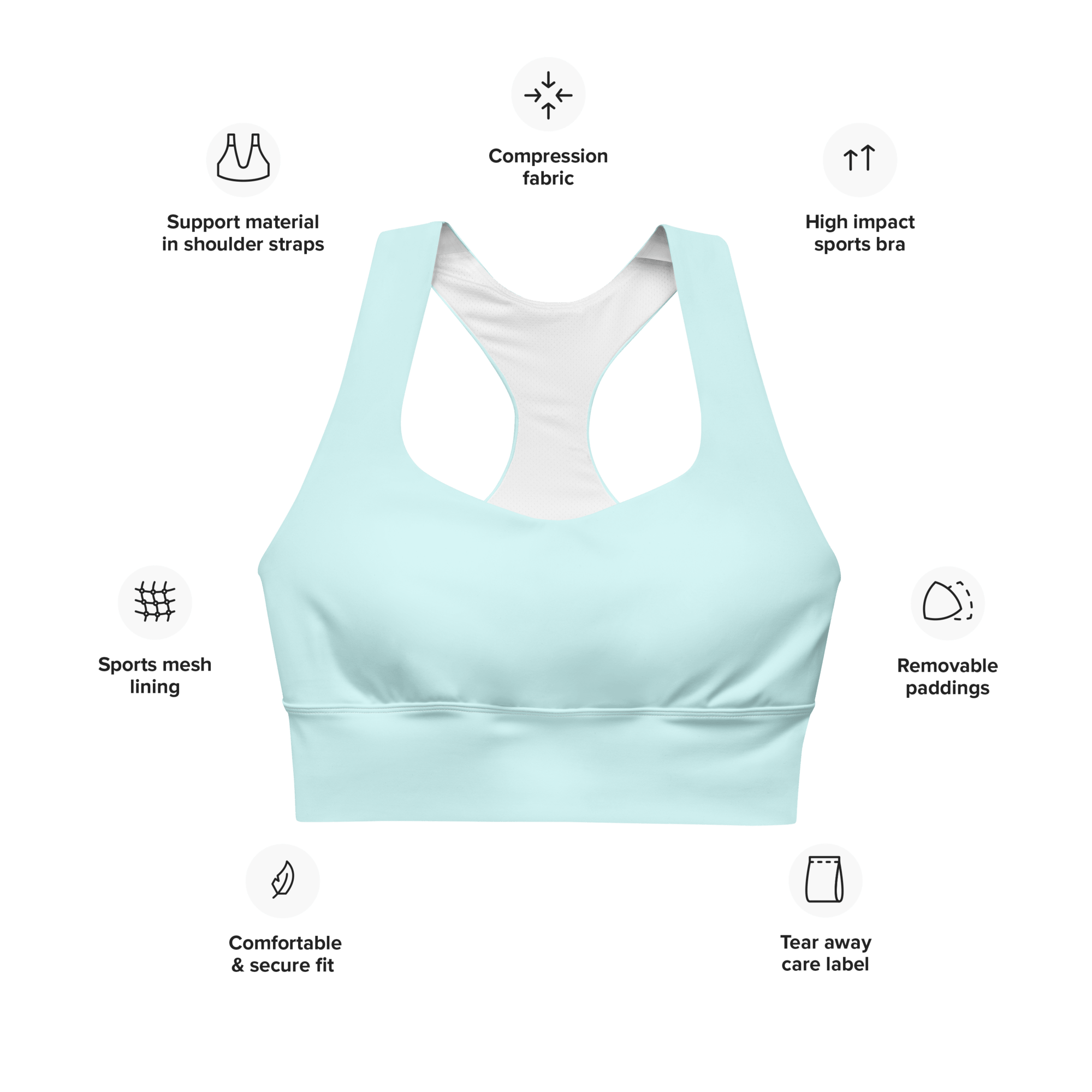 Endurance Sports Bra Mint