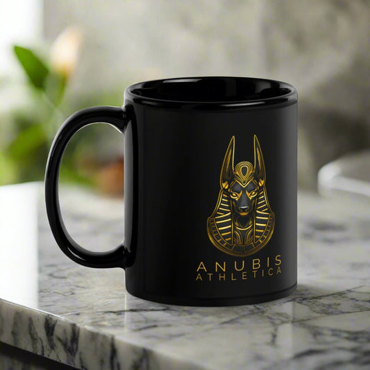 Anubis Black Glossy Mug