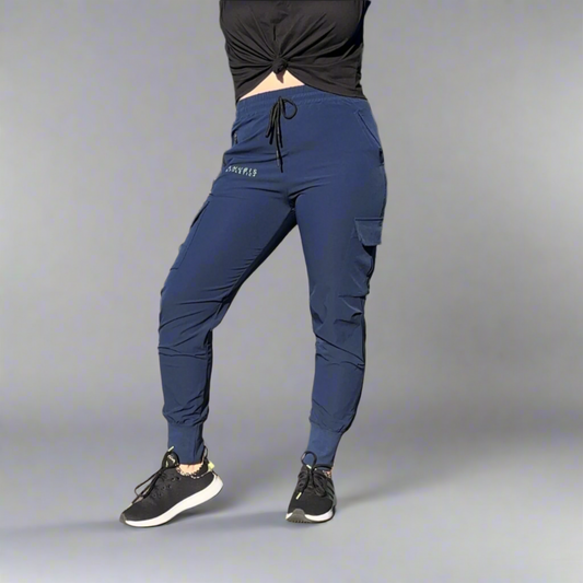 Unisex Urban Flex Cargo Joggers Blue Woman's