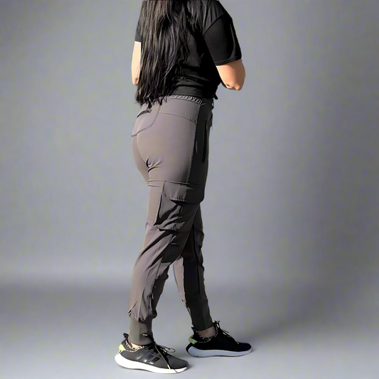 Unisex Urban Flex Cargo Joggers Charcoal Gray Women's