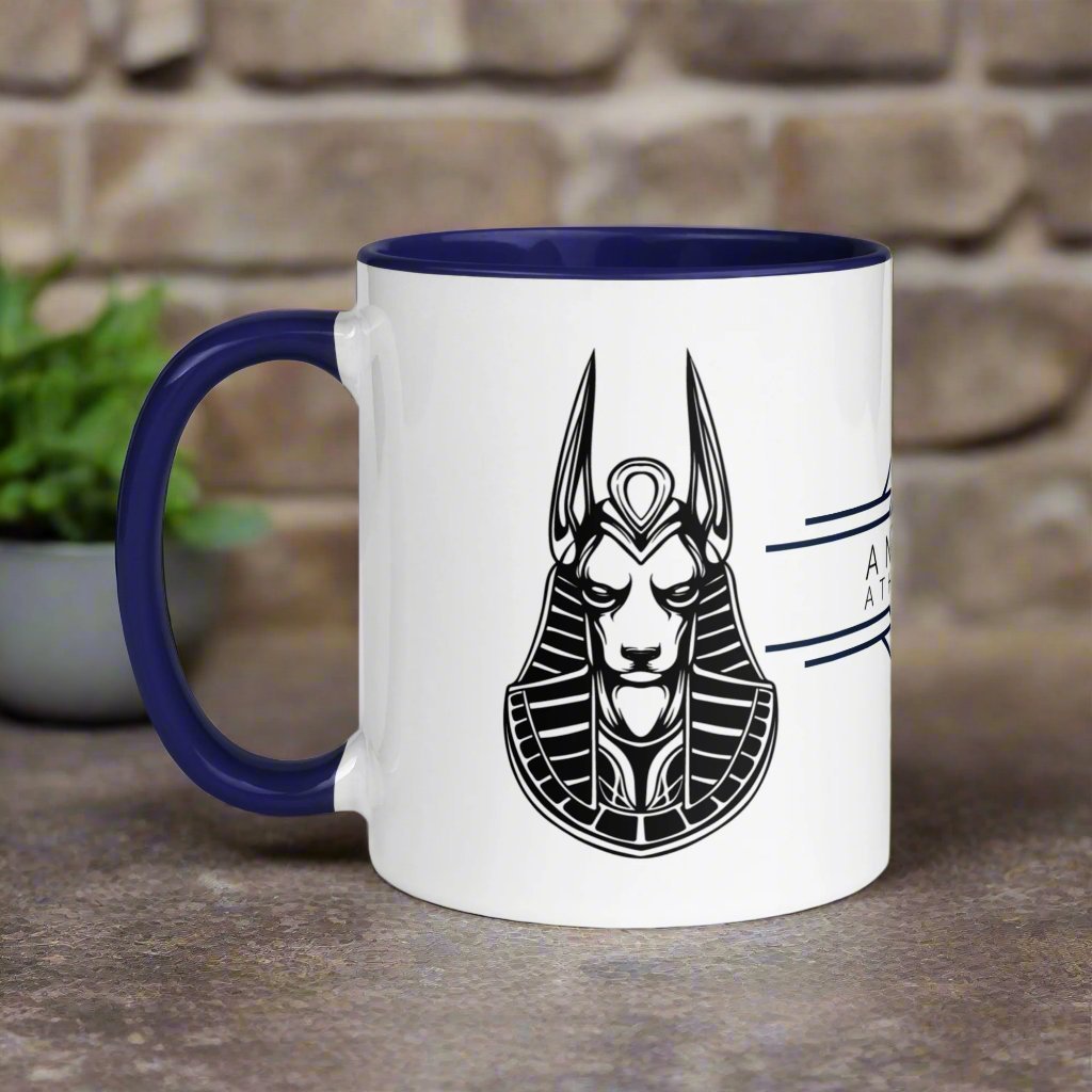 Anubis Mug with Color Inside