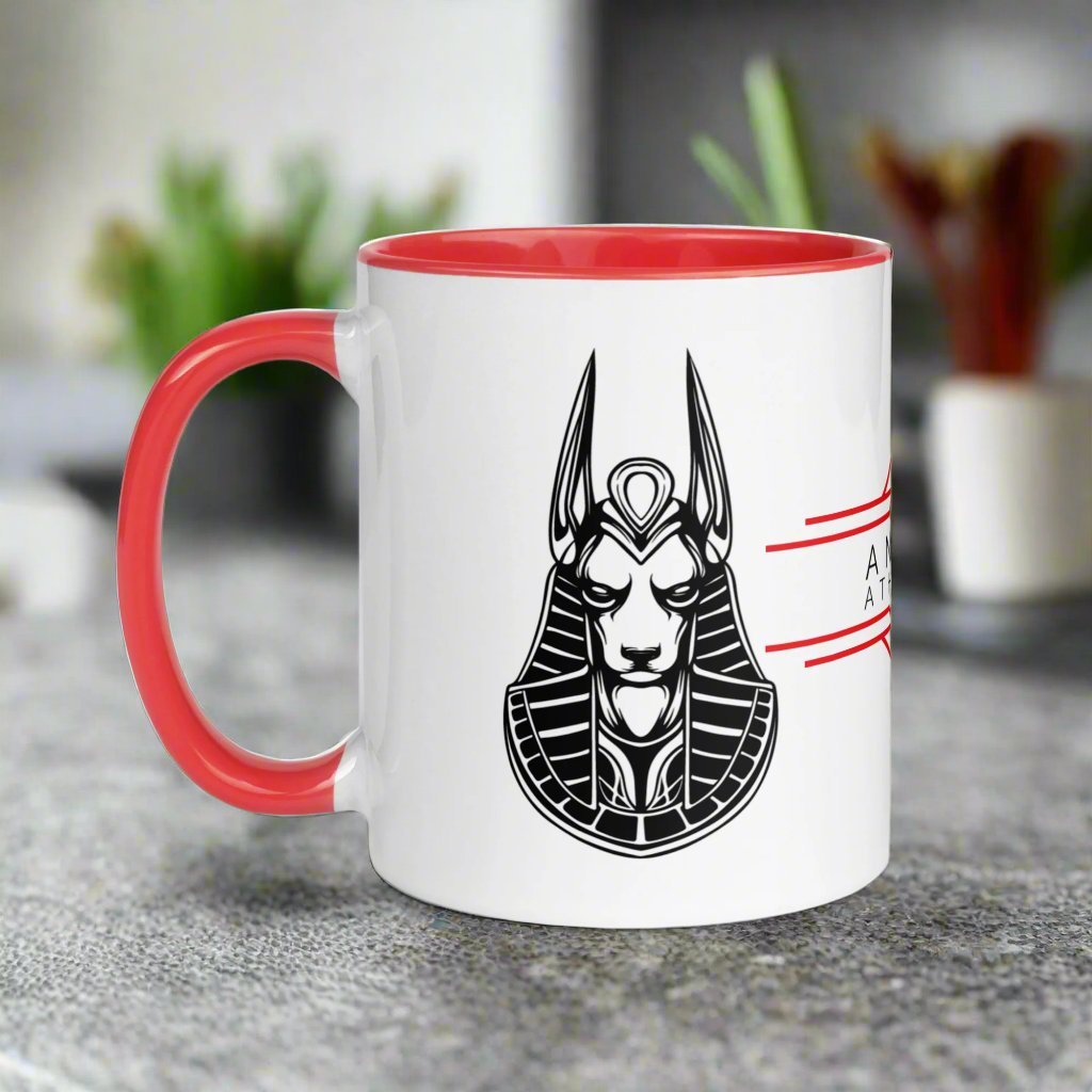 Anubis Mug with Color Inside