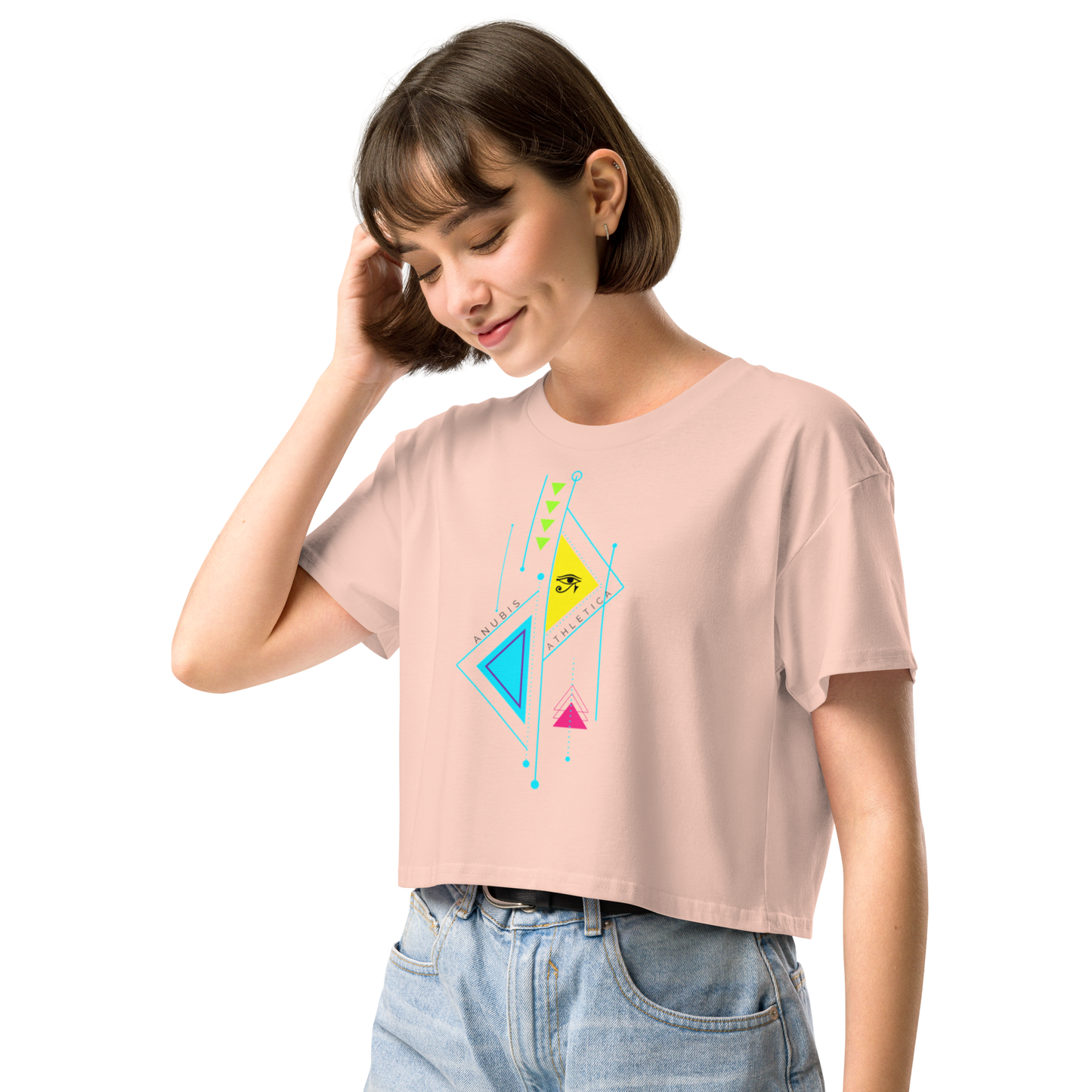 Women’s Retro 80's Crop Top