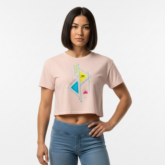 Women’s Retro 80's Crop Top