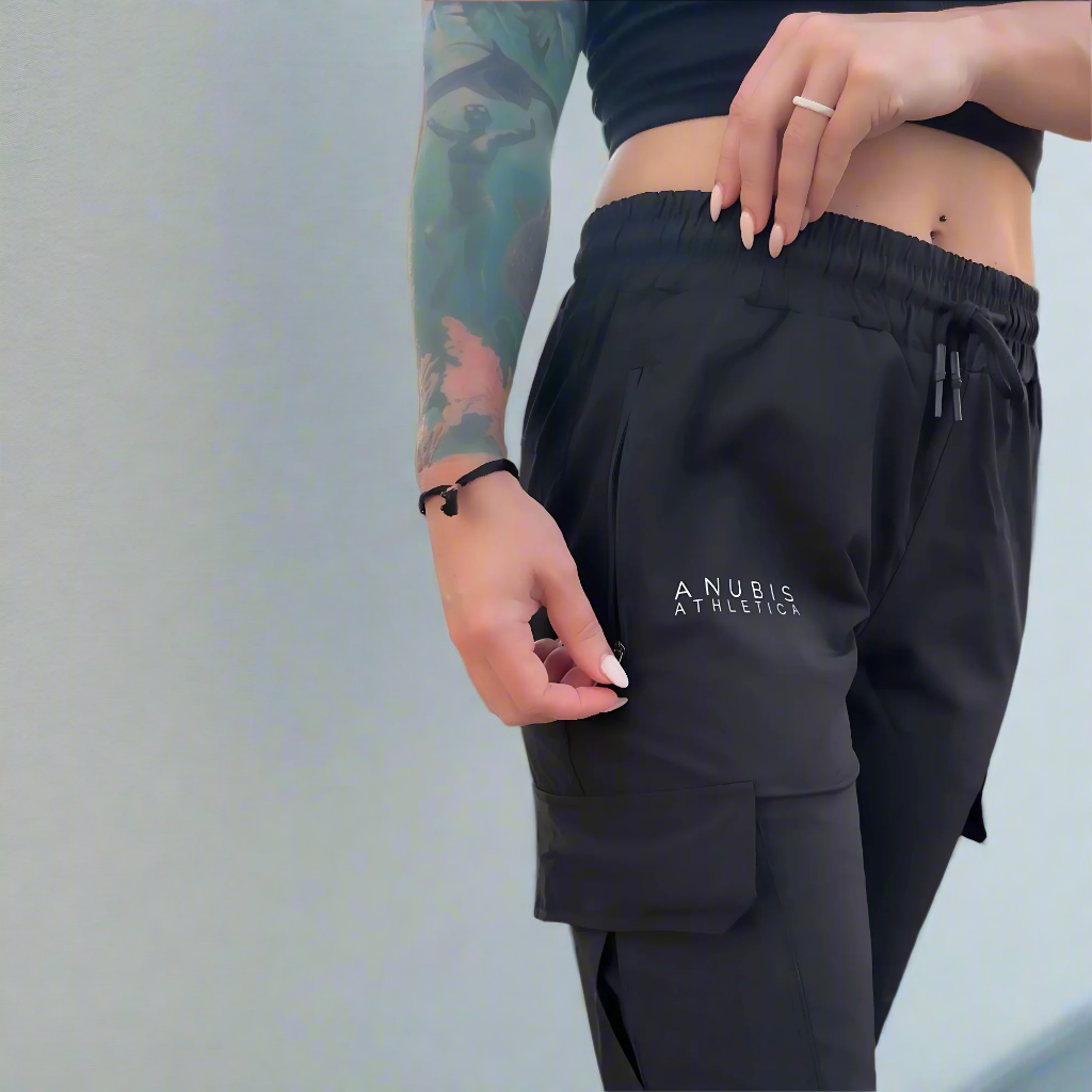 Unisex Urban Flex Cargo Joggers Black Women's